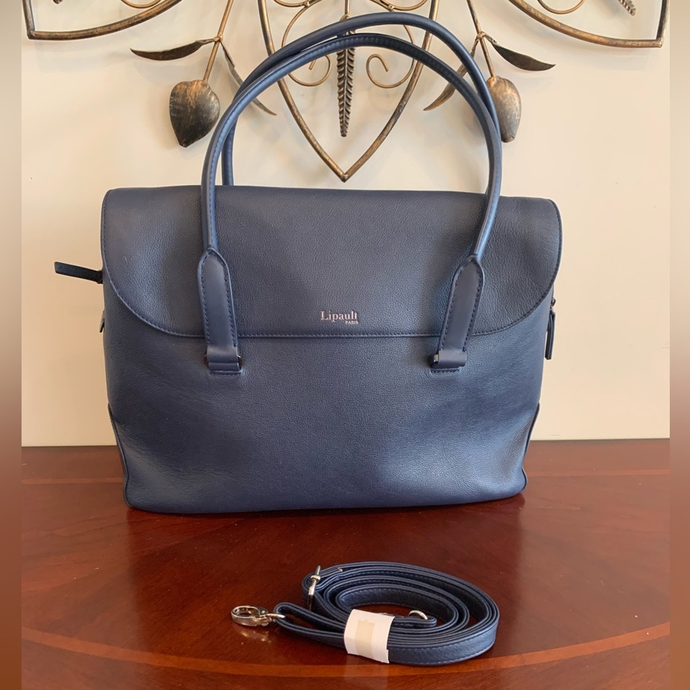NWOT Lipault Paris/Samsonite Blue Women's Handbag